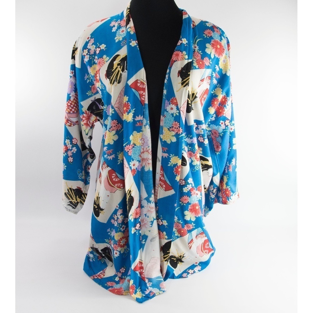 Loli Made in Japan Vintage Floral Geisha Kimono